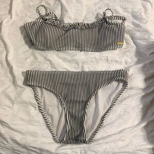 Striped Bikini Set